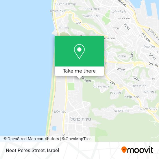 Neot Peres Street map