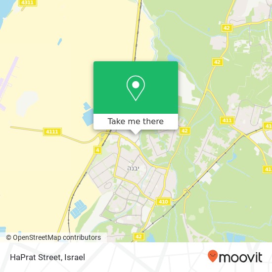 HaPrat Street map