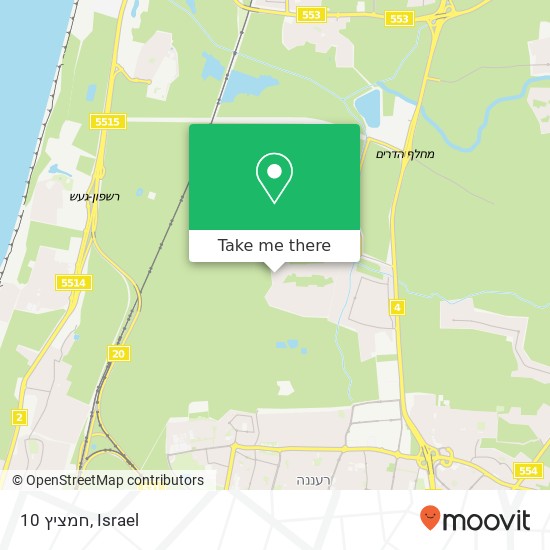 חמציץ 10 map