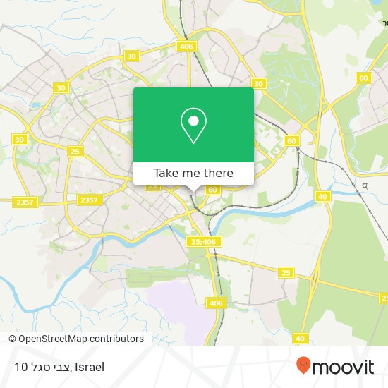 צבי סגל 10 map