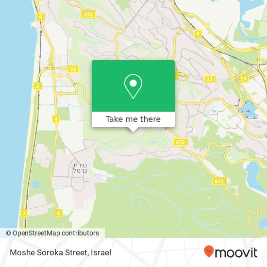 Moshe Soroka Street map