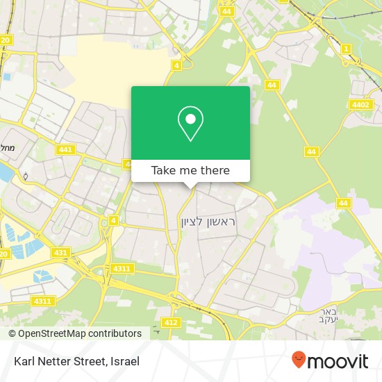 Karl Netter Street map