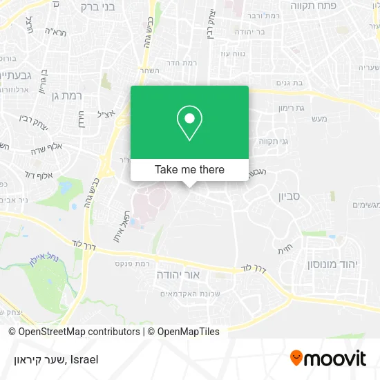 Карта שער קיראון