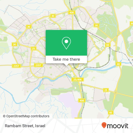 Rambam Street map
