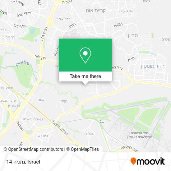 Карта נתניה 14