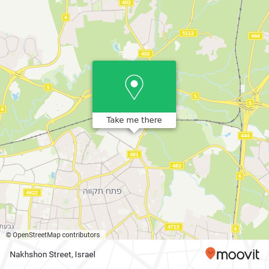 Nakhshon Street map