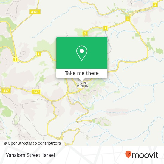 Yahalom Street map