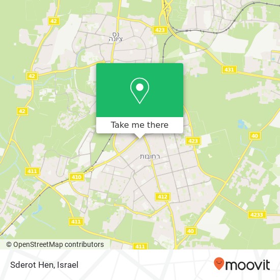 Sderot Hen map