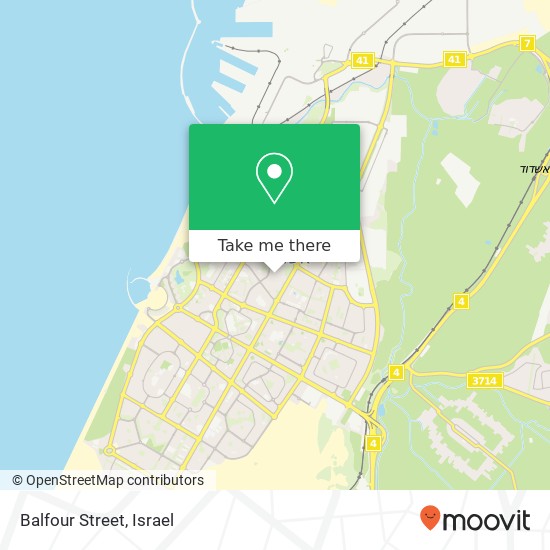 Balfour Street map