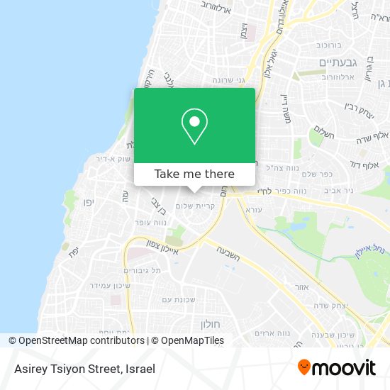 Карта Asirey Tsiyon Street