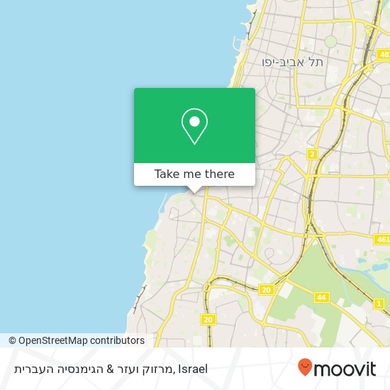 Карта מרזוק ועזר & הגימנסיה העברית