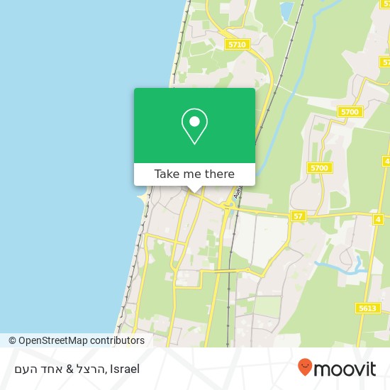 הרצל & אחד העם map