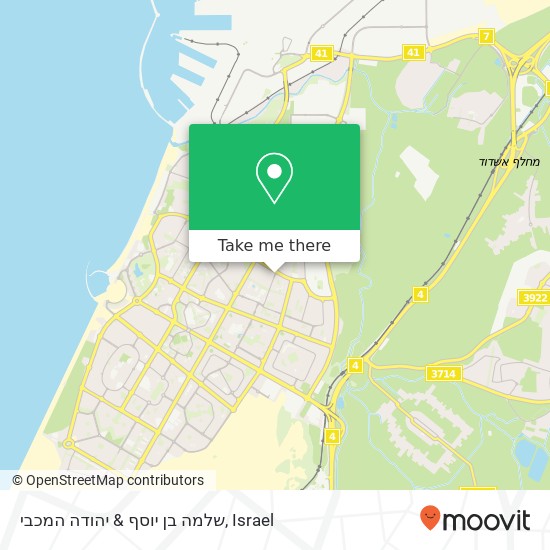 שלמה בן יוסף & יהודה המכבי map