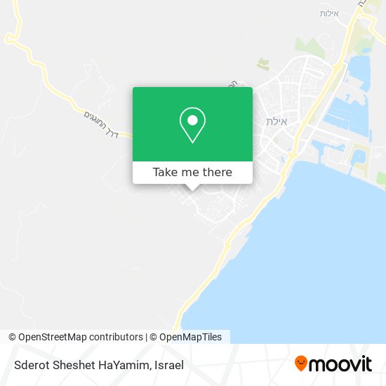 Sderot Sheshet HaYamim map