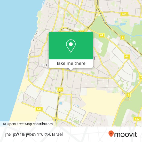 אליעזר הופיין & זלמן ארן map