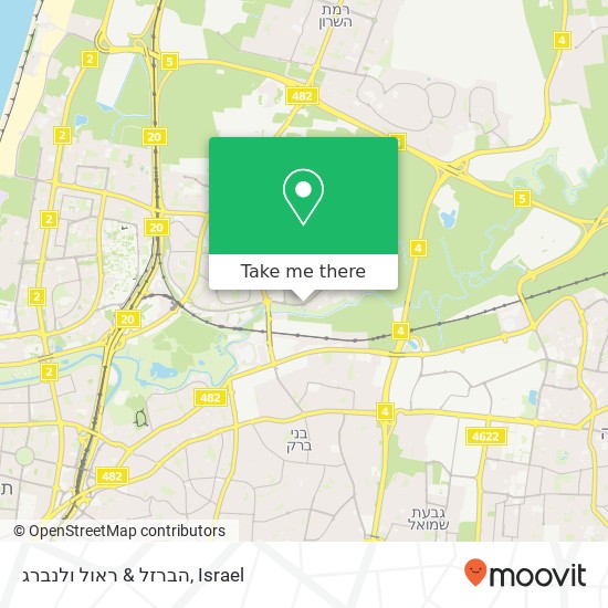 הברזל & ראול ולנברג map