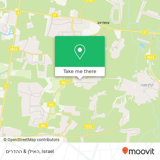 האילן & ההדרים map