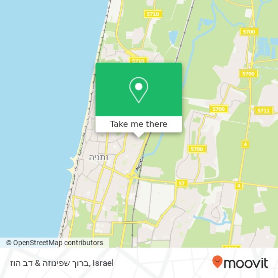 ברוך שפינוזה & דב הוז map