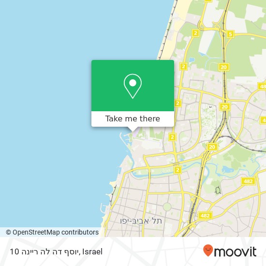 יוסף דה לה ריינה 10 map