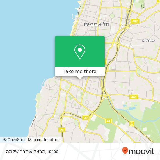 הרצל & דרך שלמה map