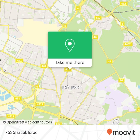 7535Israel map