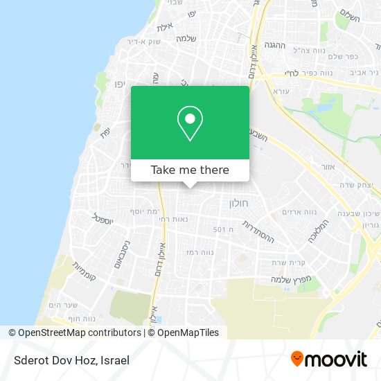 Карта Sderot Dov Hoz