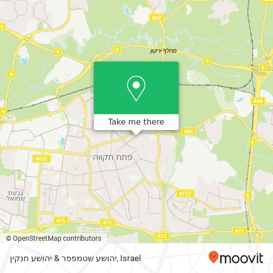 יהושע שטמפפר & יהושע חנקין map