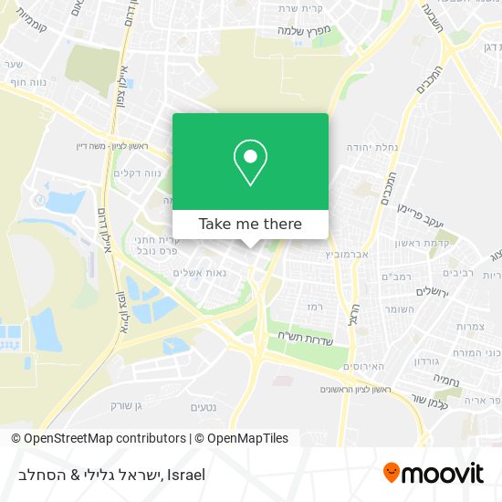 ישראל גלילי & הסחלב map