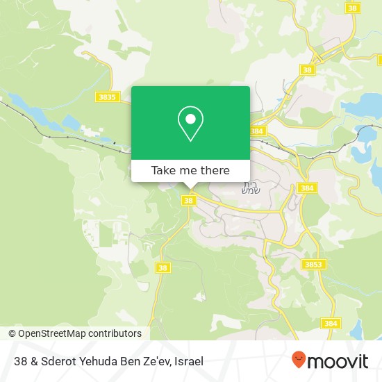 Карта 38 & Sderot Yehuda Ben Ze'ev