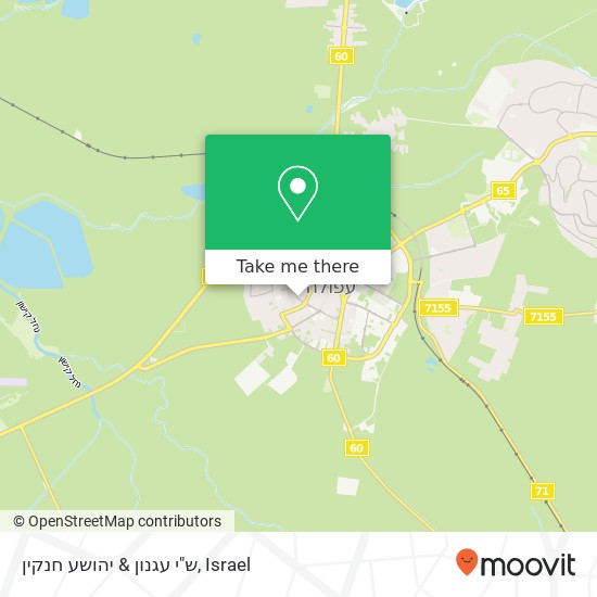 ש"י עגנון & יהושע חנקין map