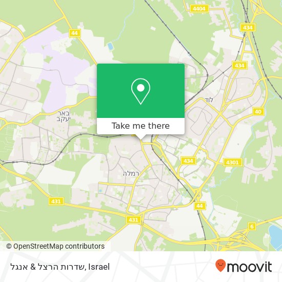 שדרות הרצל & אנגל map