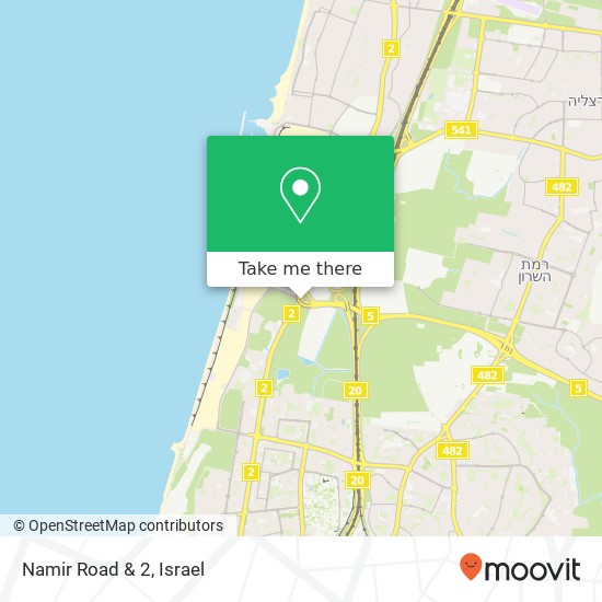 Namir Road & 2 map