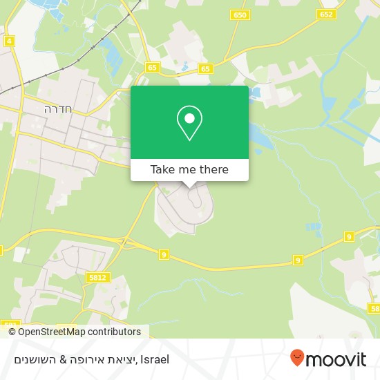 יציאת אירופה & השושנים map