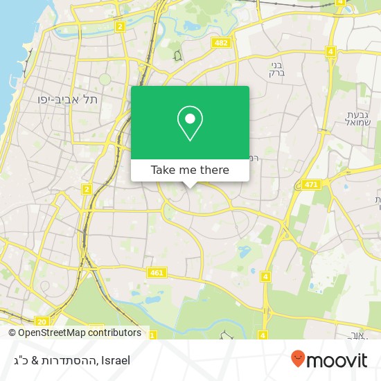 ההסתדרות & כ"ג map