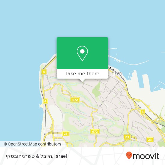 היובל & טשרניחובסקי map