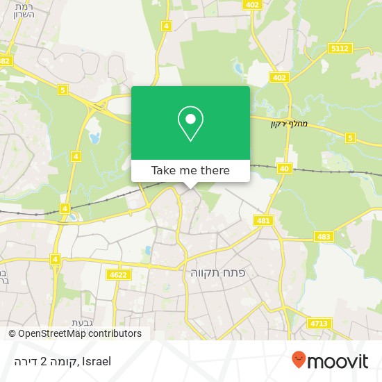 קומה 2 דירה map