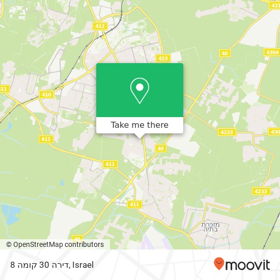 דירה 30  קומה 8 map