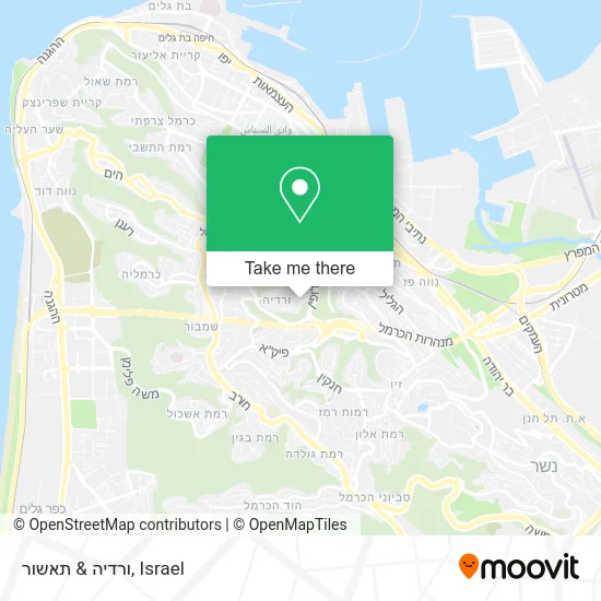 Карта ורדיה & תאשור