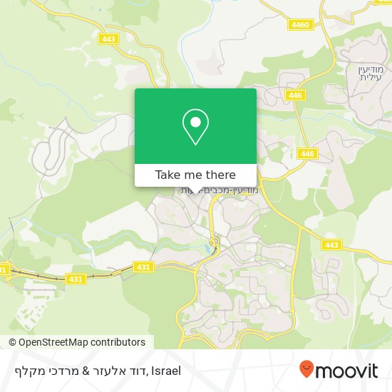 דוד אלעזר & מרדכי מקלף map