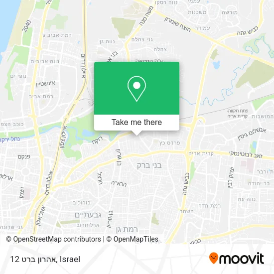 Карта אהרון ברט 12