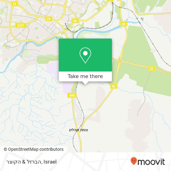 הברזל & הקוצר map