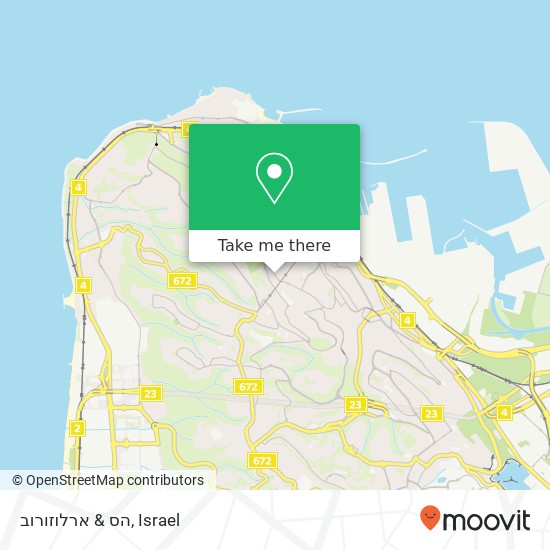 הס & ארלוזורוב map