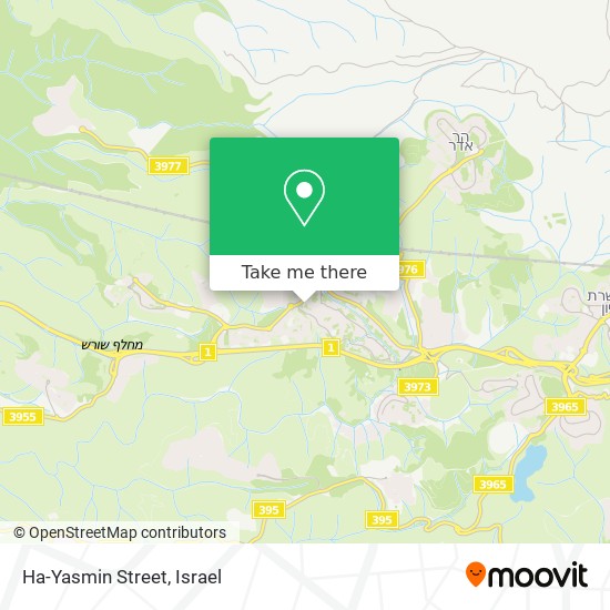 Ha-Yasmin Street map