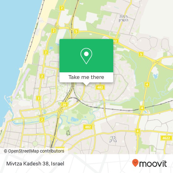 Карта Mivtza Kadesh 38