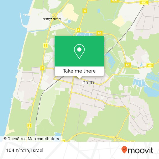 רמב"ם 104 map