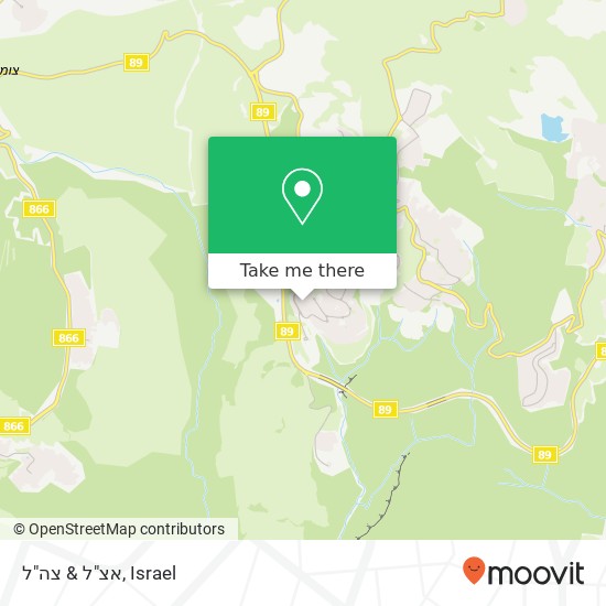 אצ"ל & צה"ל map