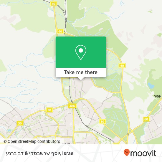 יוסף שרשבסקי & דב ברנע map