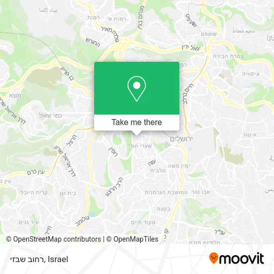 Карта רחוב שבזי