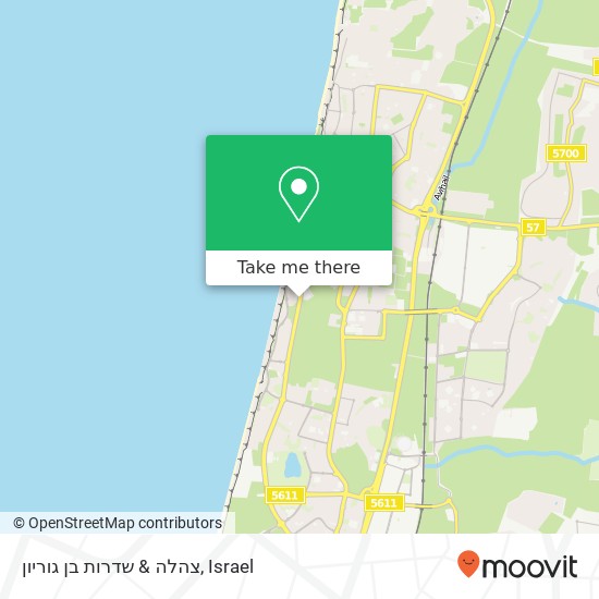 צהלה & שדרות בן גוריון map