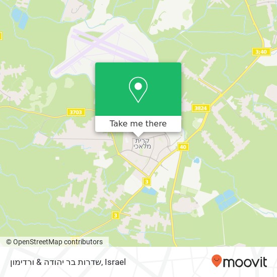 שדרות בר יהודה & ורדימון map